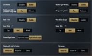 Sevou's basic settings